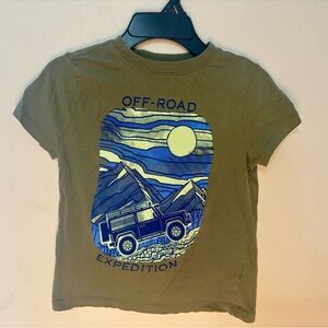 Carter's Off-Road Adventure Tee - Olive Green Boy Size S